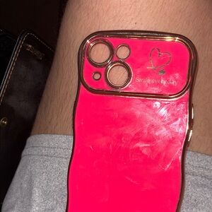 Pink and Gold Phone Case